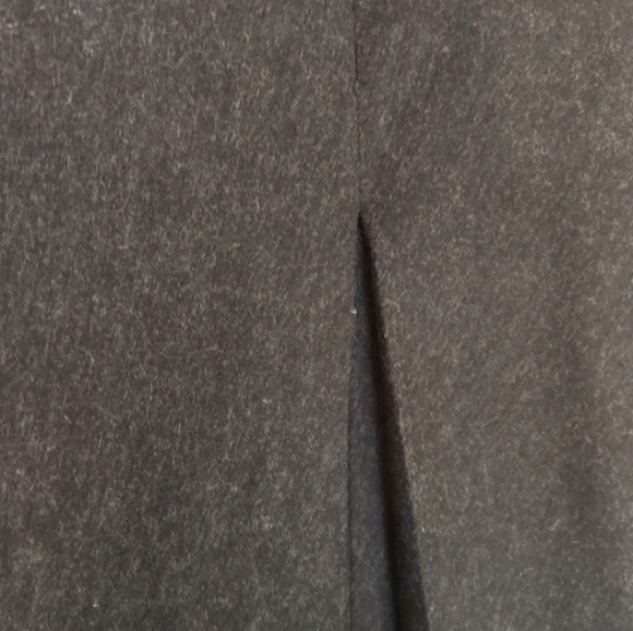 CHRISTA MODEN Austrian Grey Wool Walking Skirt 6 - Picture 6 of 7